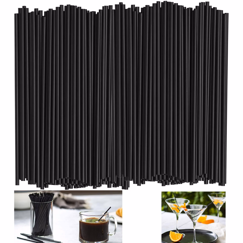 5 Inch Plastic Coffee Cocktail Stirrers Straws