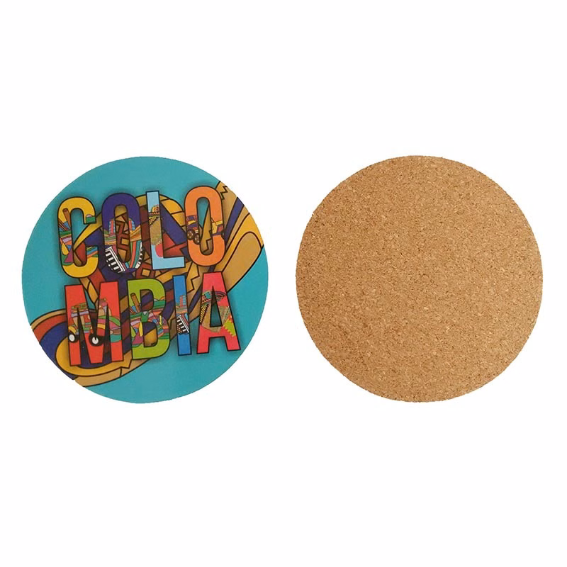 Round Cork Beverage Coaster
