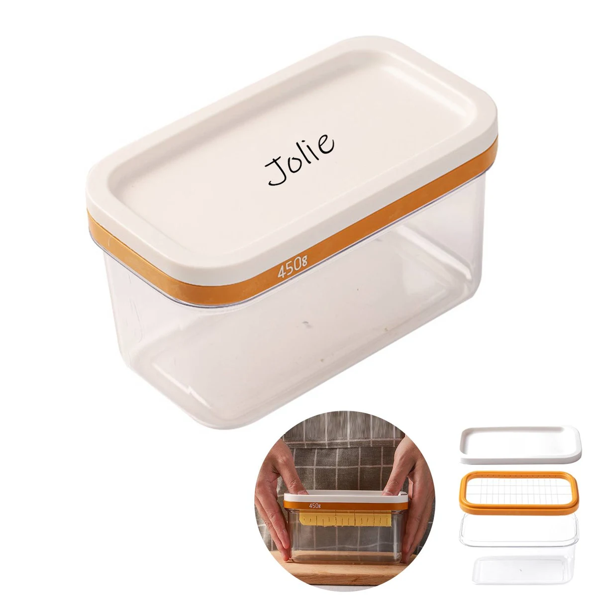 Plastic Butter Cutting Storage Box 1