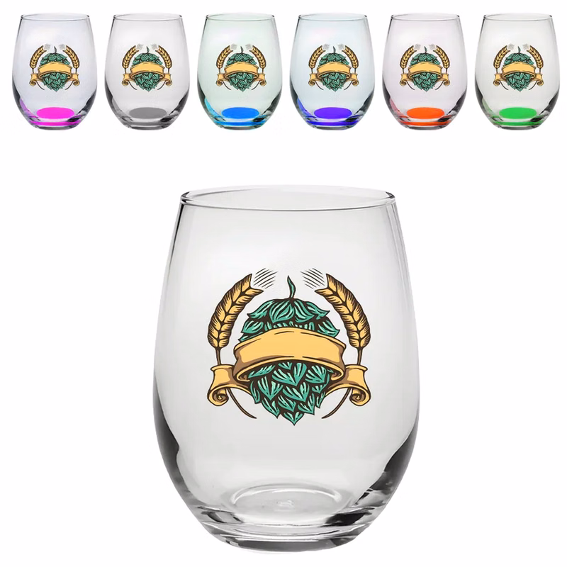 Crystal Reflections Stemless Wine Glasses