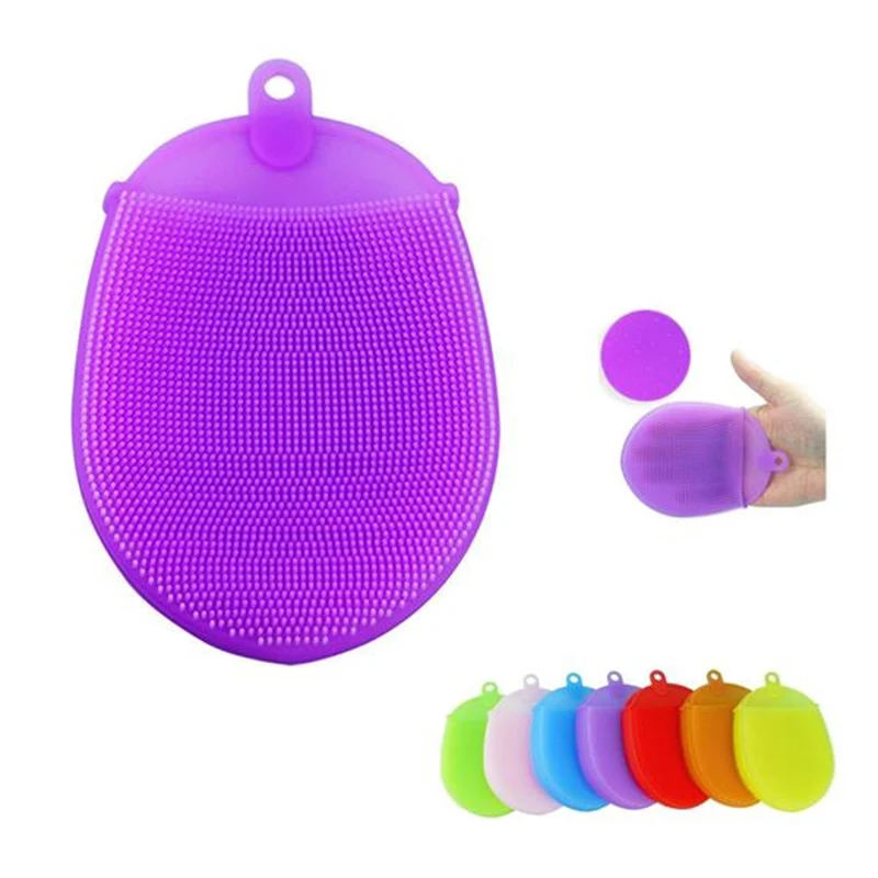 Silicone Brush Mitt for Face and Body Cleaning 1