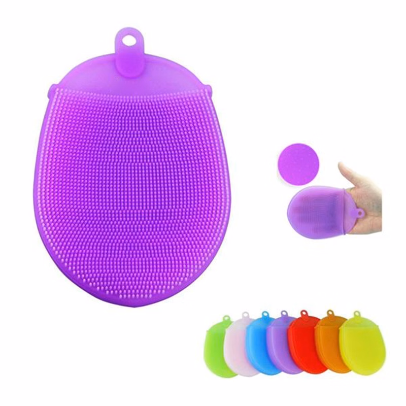 Silicone Brush Mitt for Face and Body Cleaning