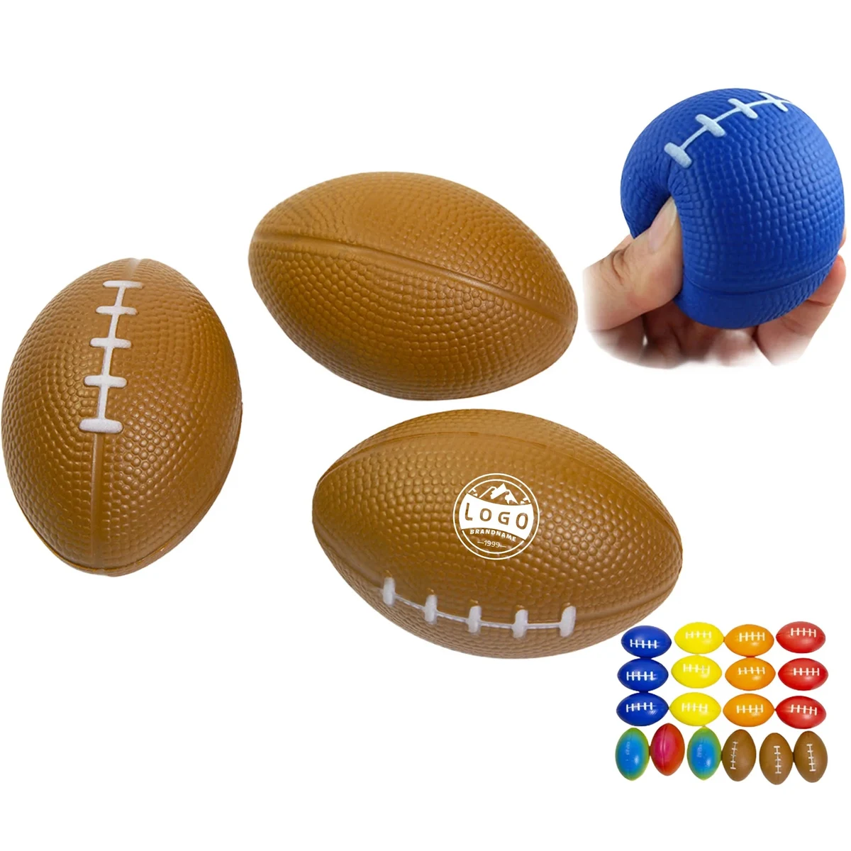 MOQ20 3.6" PU Decompression Football 1