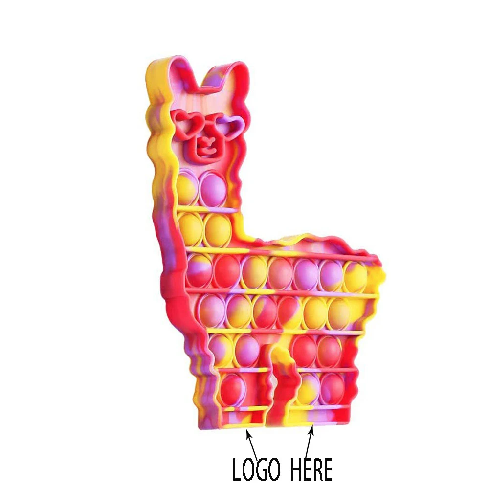 Alpaca Popper Toys Sensory Silicone Squeeze for Kids and Adults 1