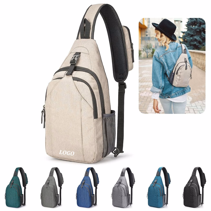 Blocking Sling Crossbody Chest Bag
