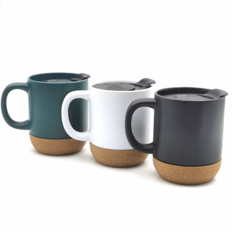 15 oz Ceramic Cork Bottom Mug