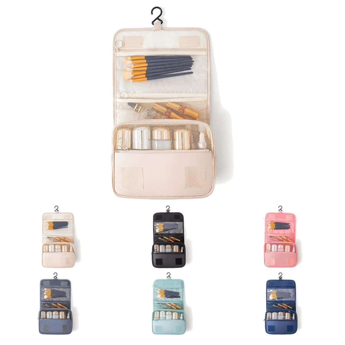 Portable Makeup and Grooming Storage Bag 1