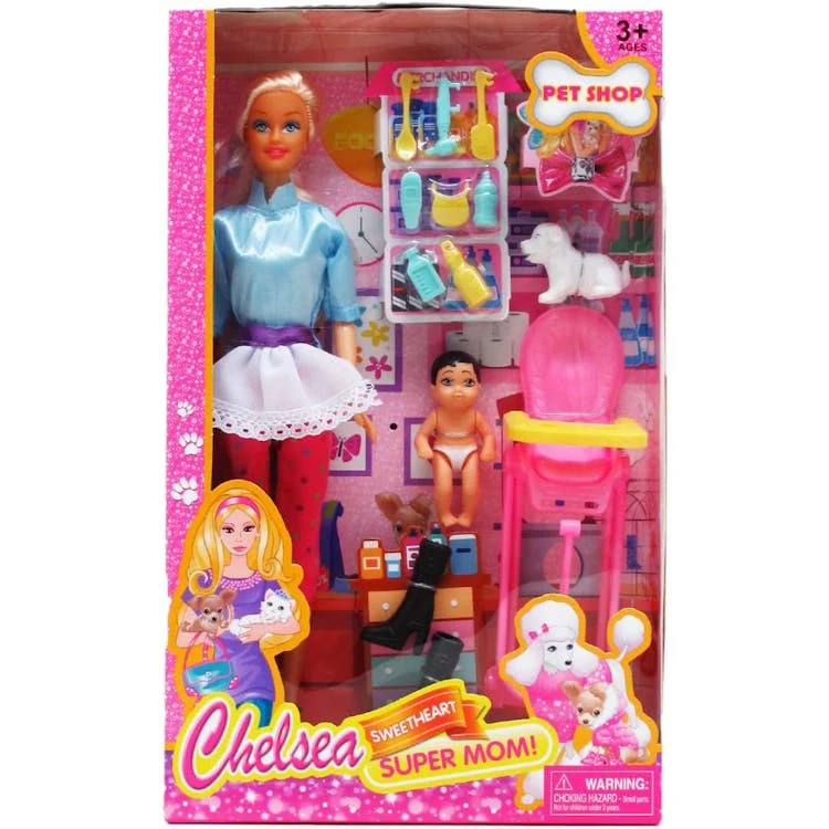 Chelsea Super Mom Fashion Dols - 11.5" 1