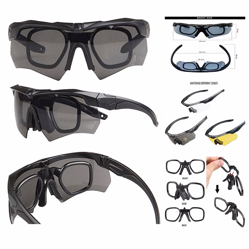 Tactical Combat Shooting Glasses for Men