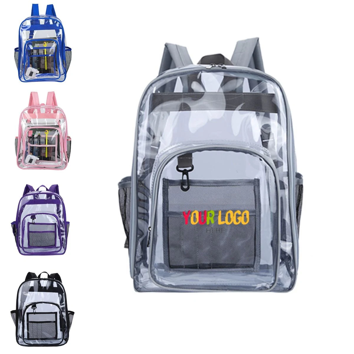 Transparent PVC Backpack 1