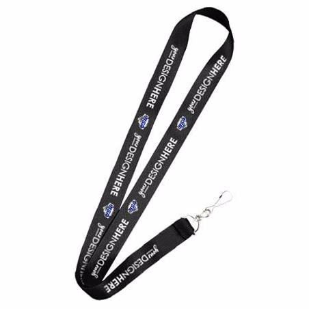 0.875 x 32" Custom Sublimated Neck Ribbon with sil