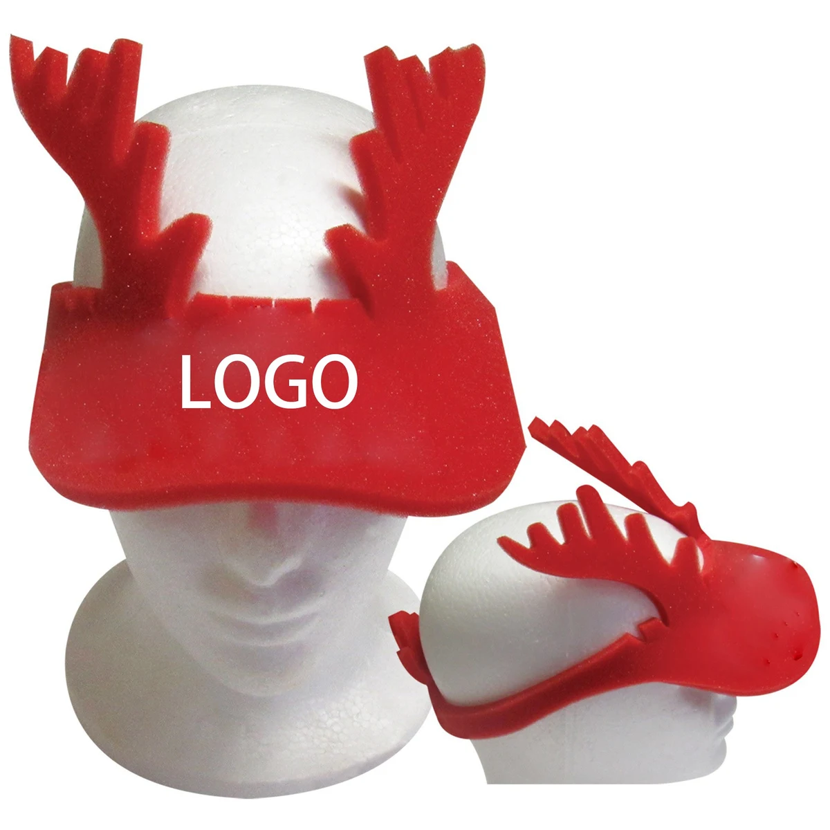 Moose Headband Foam Reindeer Visor For Christmas And Party 1