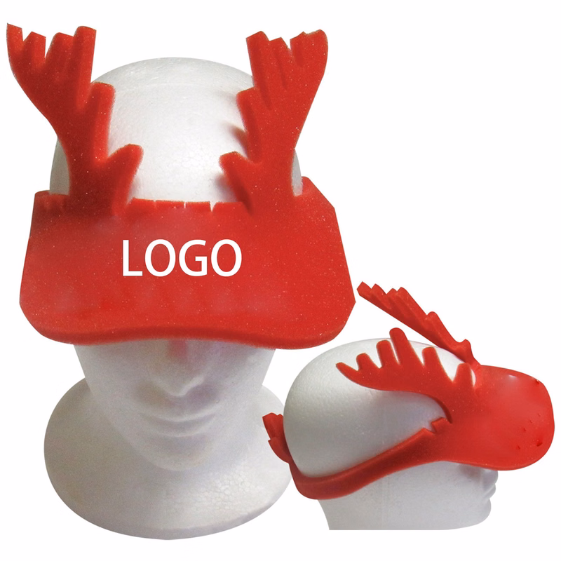Moose Headband Foam Reindeer Visor For Christmas And Party