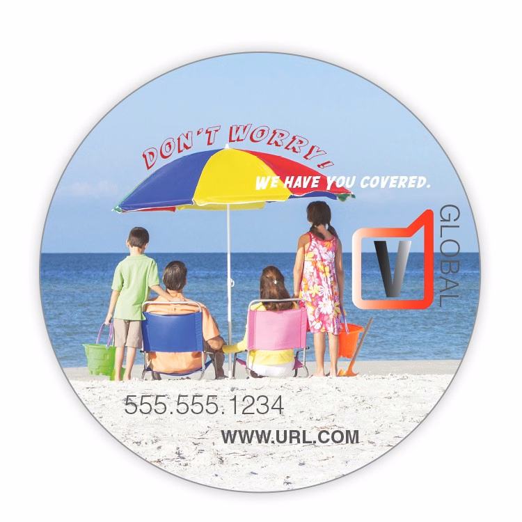 Magnet - 5.75 Inch Diameter Circle - 25 mil.