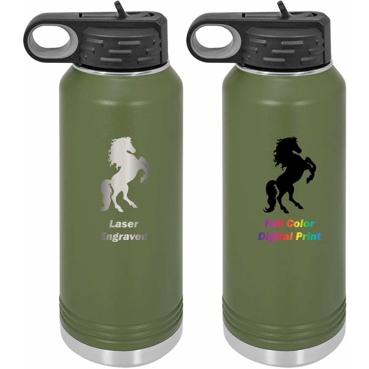 32 oz Polar Camel Ringneck Stainless Steel Bottle, custom water bottle with logo imprint 1