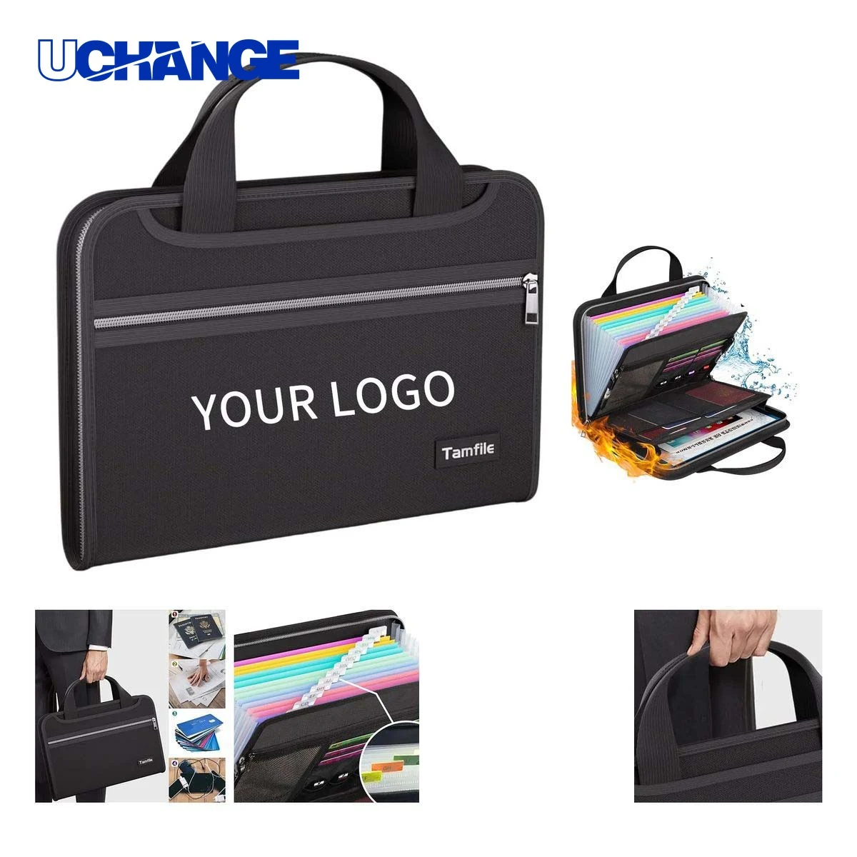 Accordion Style File Folder Organizer with Large Capacity 1