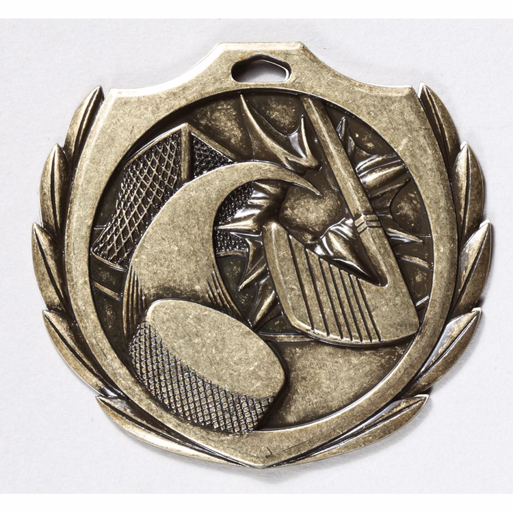 Hockey Burst Medal 2 1/4"