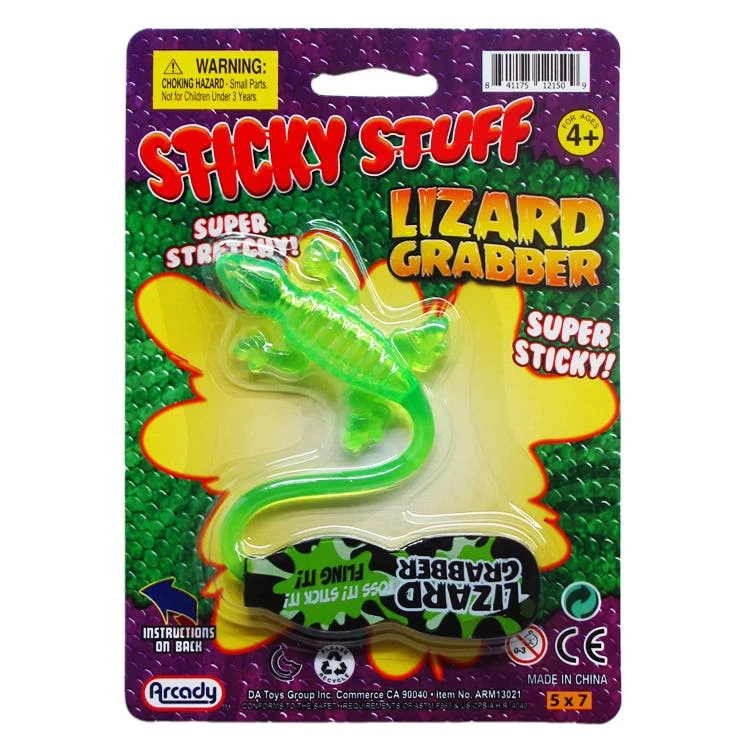 Sticky Stuff Lizard Grabber Assorted Colors 1