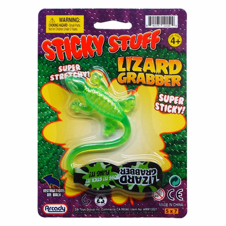 Sticky Stuff Lizard Grabber Assorted Colors