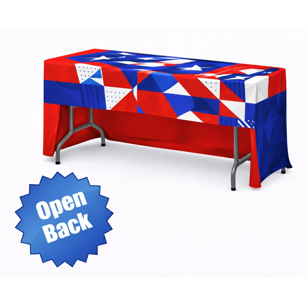 4 ft Open back Table Throw 1