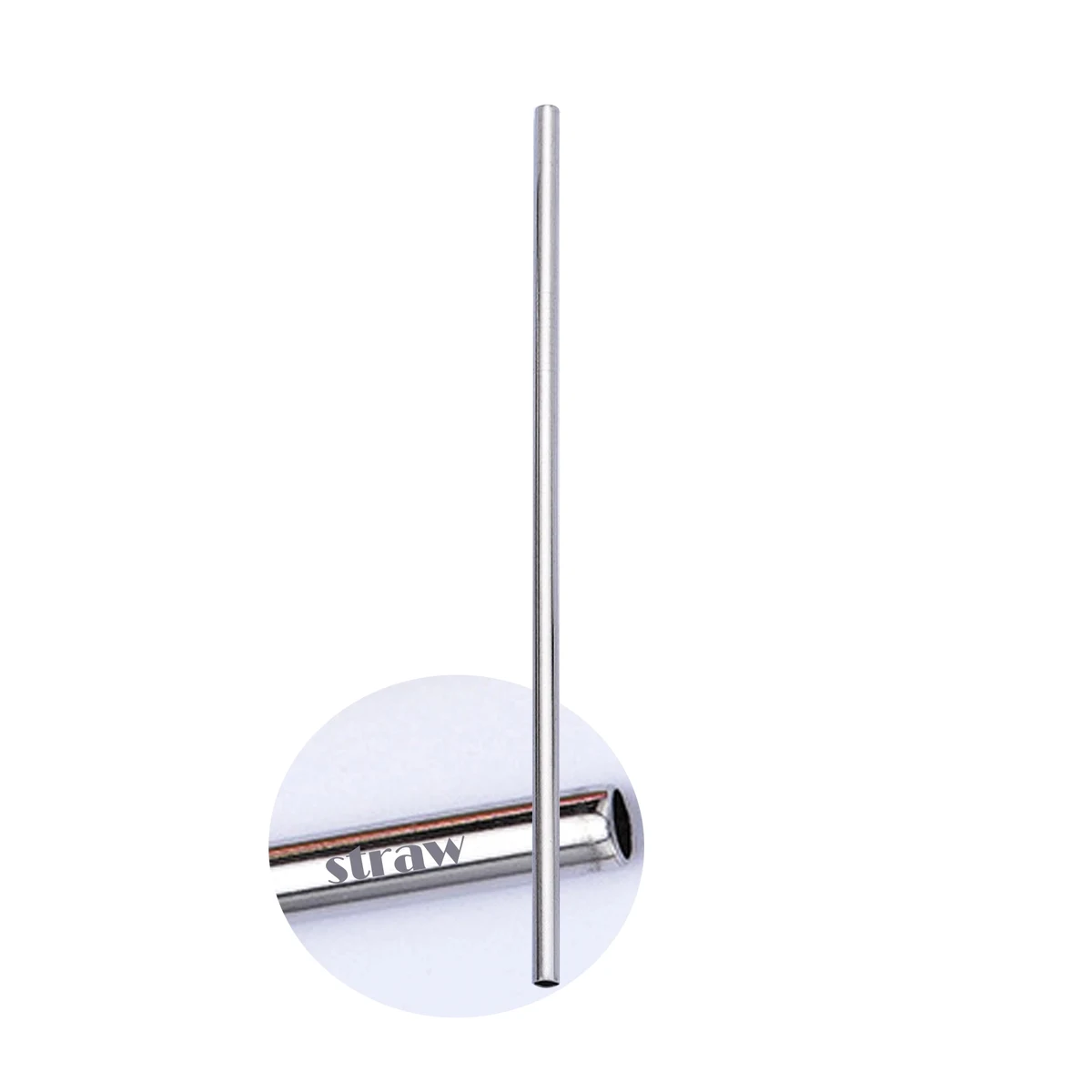 Stainless Steel Straight Metal Straw MOQ 50pcs 1