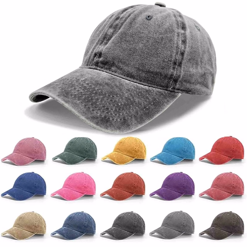 Vintage Baseball Cap Washed Distressed