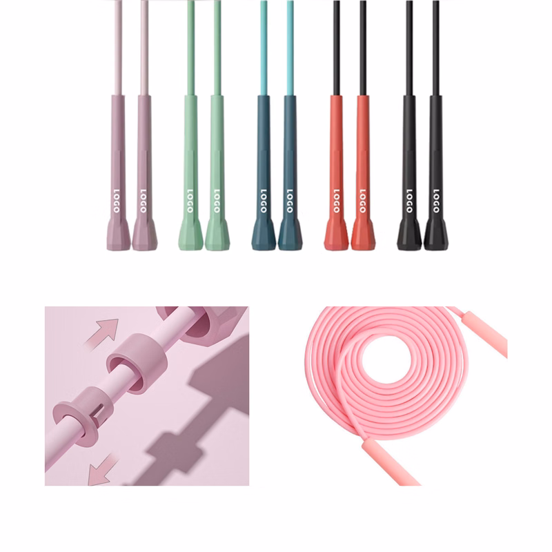 Durable Adjustable - Length Training Jump Rope