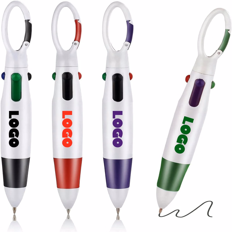 4-in-1 Quatro Carabiner Pen