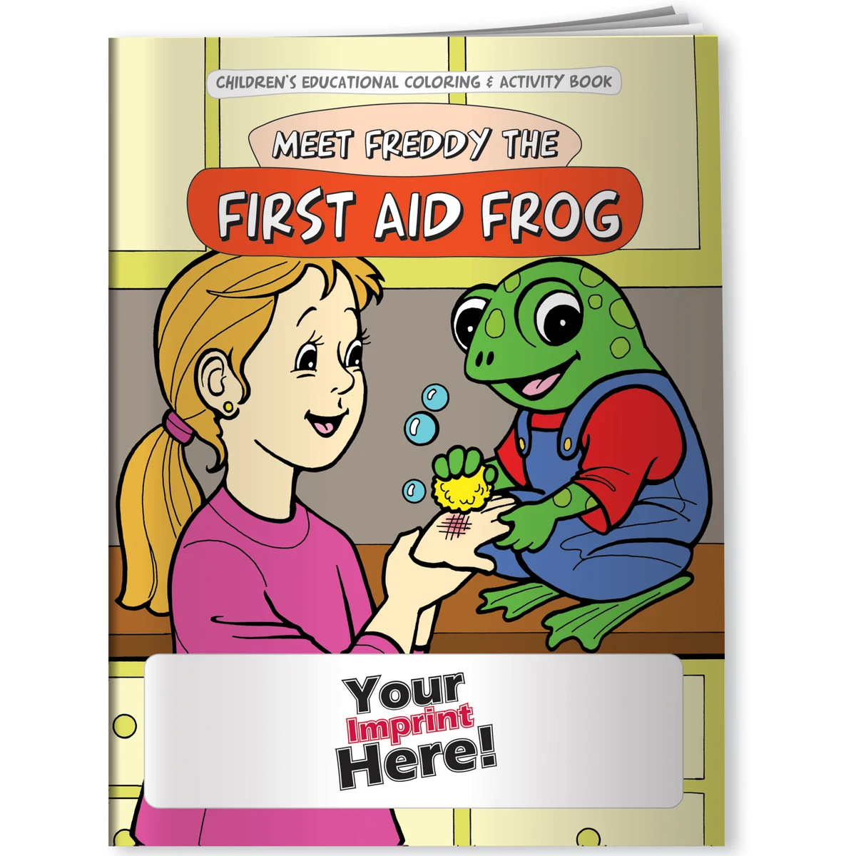 Coloring Book - Meet Freddy the First Aid Frog 1