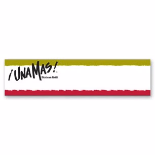 Full Color 50 Mil Name Badge (1"X4") Rectangle