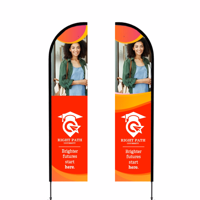 Blade Wind Flutter Flag - Medium Double Sided