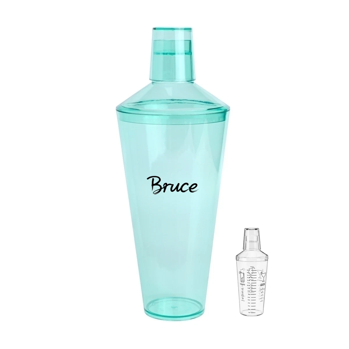 19 oz Plastic Clear Cocktail Shaker 1