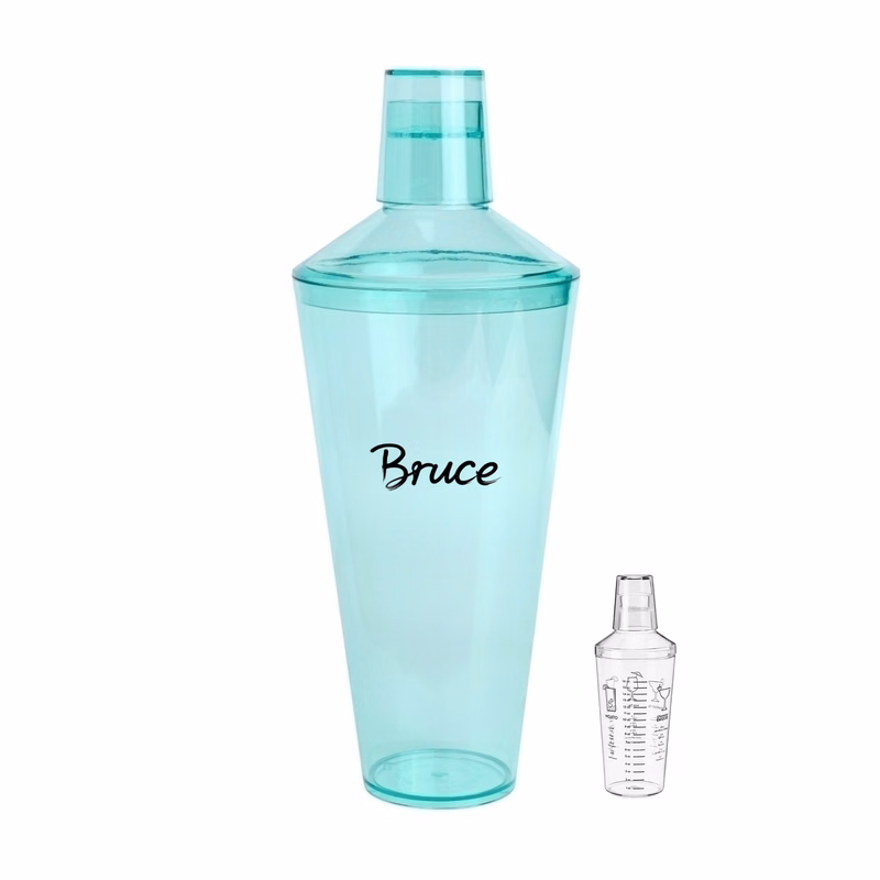 19 oz Plastic Clear Cocktail Shaker