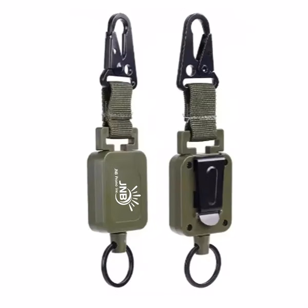 Metal Badge Reels Retractable Keychain