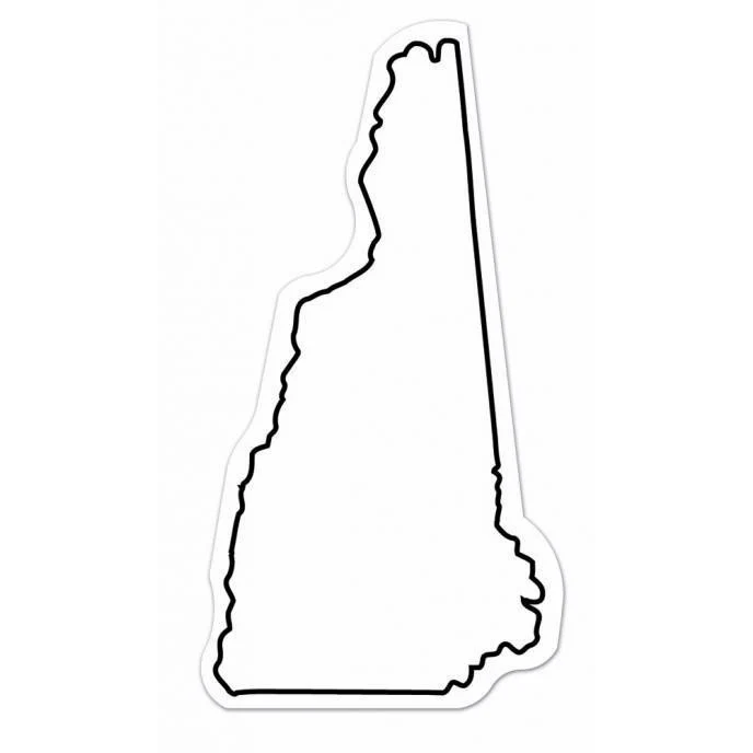 New Hampshire State Shape Magnet - Full Color 1