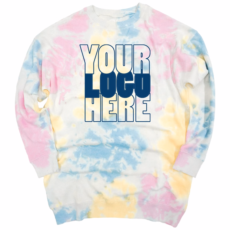 OVERSIZED CLOUD DYE CREW SWEATSHIRT