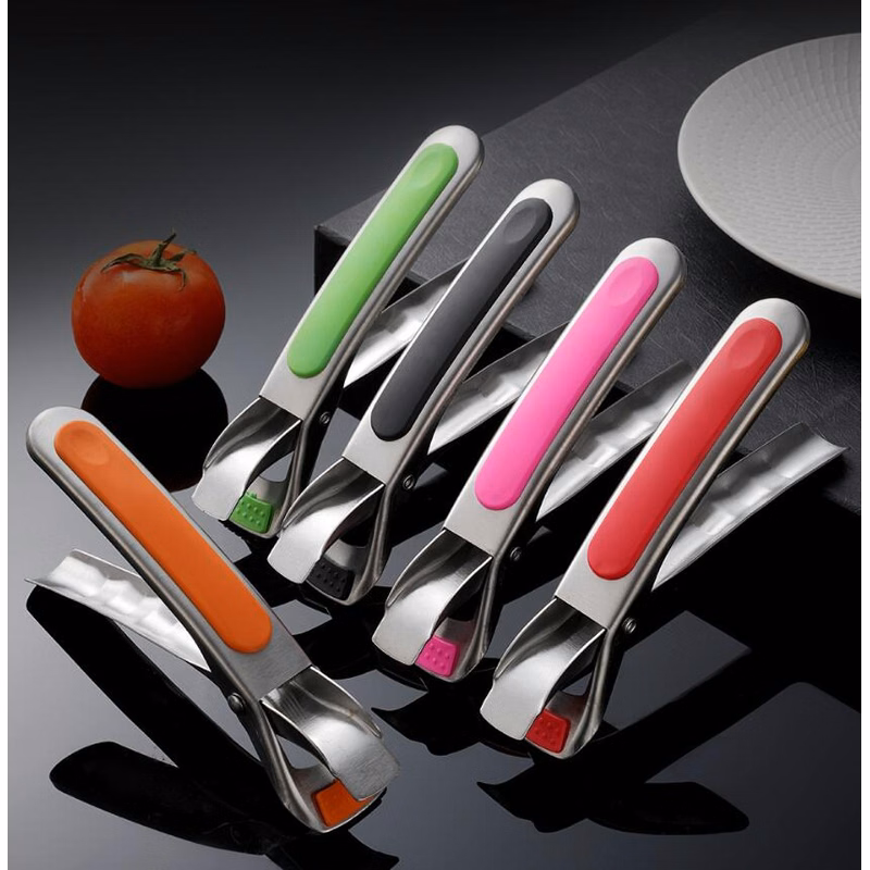 Stainless Steel Silicone Non-Slip Kitchen Tongs