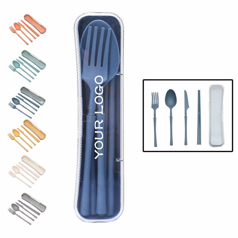 MOQ 20 PCS Eco-Friendly Travel Flatware