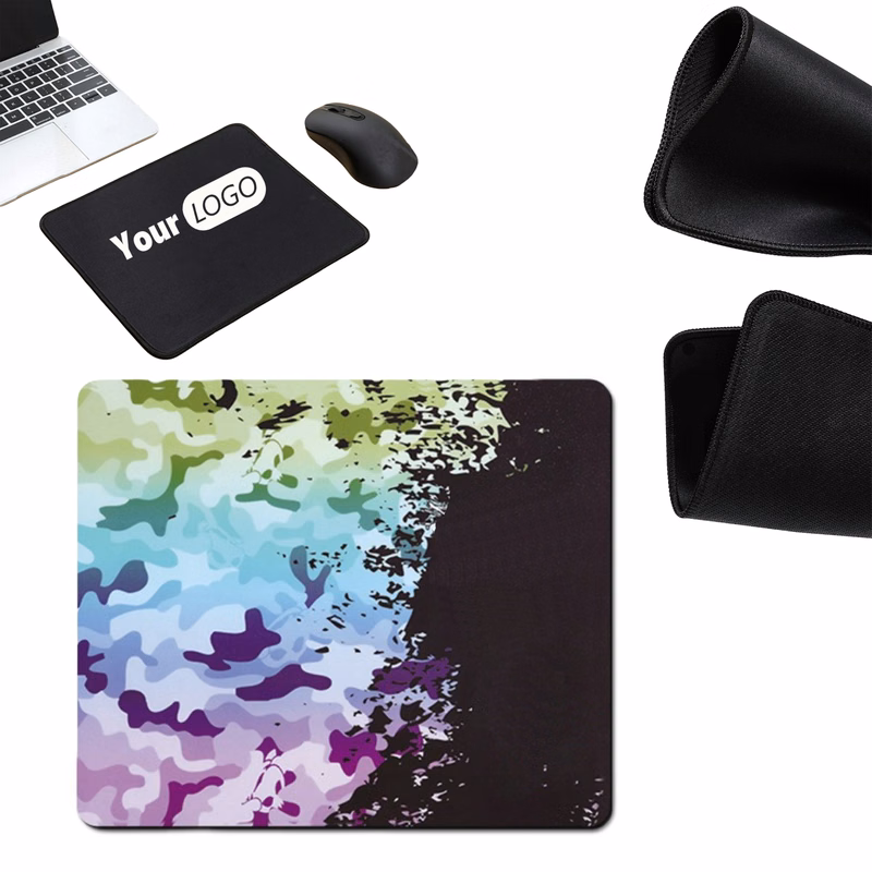 Colorful Soft Rubber Mouse Pad in Full 8.6 x 7.1 In