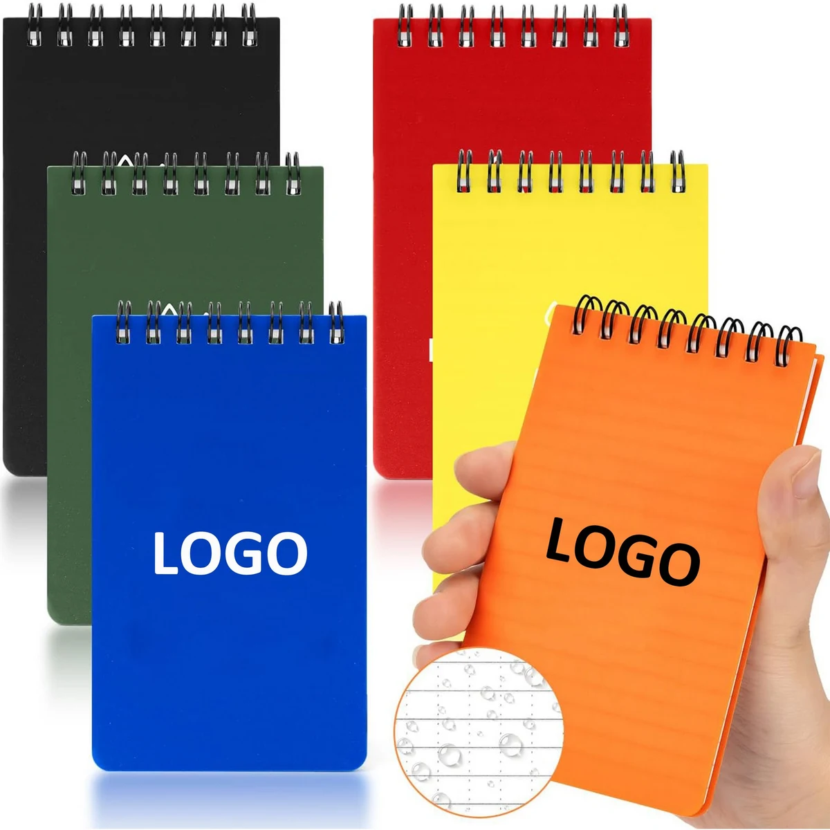 Mini Weatherproof Spiral Notebook & Notepad 1
