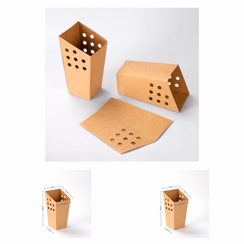 Kraft Paper Popcorn Boxes