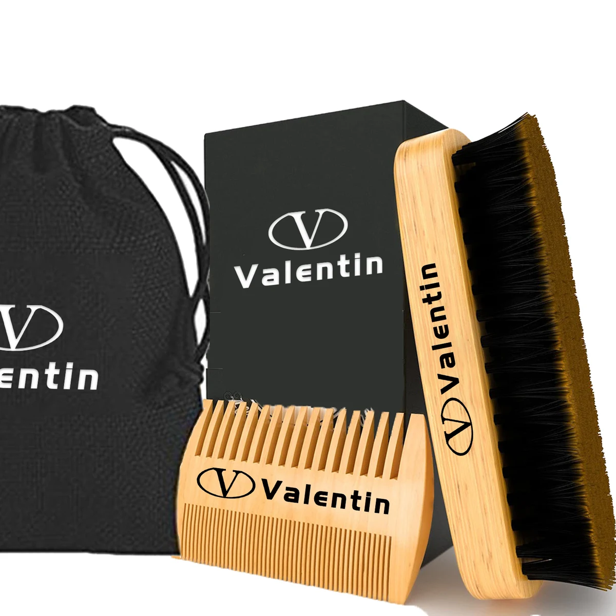 Beard Brush & Comb Set 1