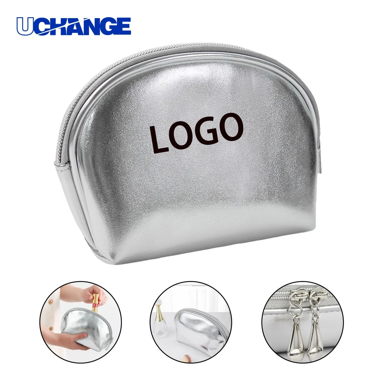 PU Shell-Shaped Cosmetic Bag 1