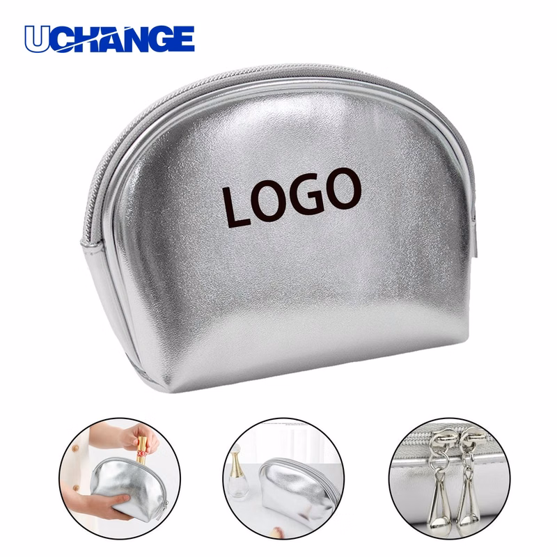 PU Shell-Shaped Cosmetic Bag