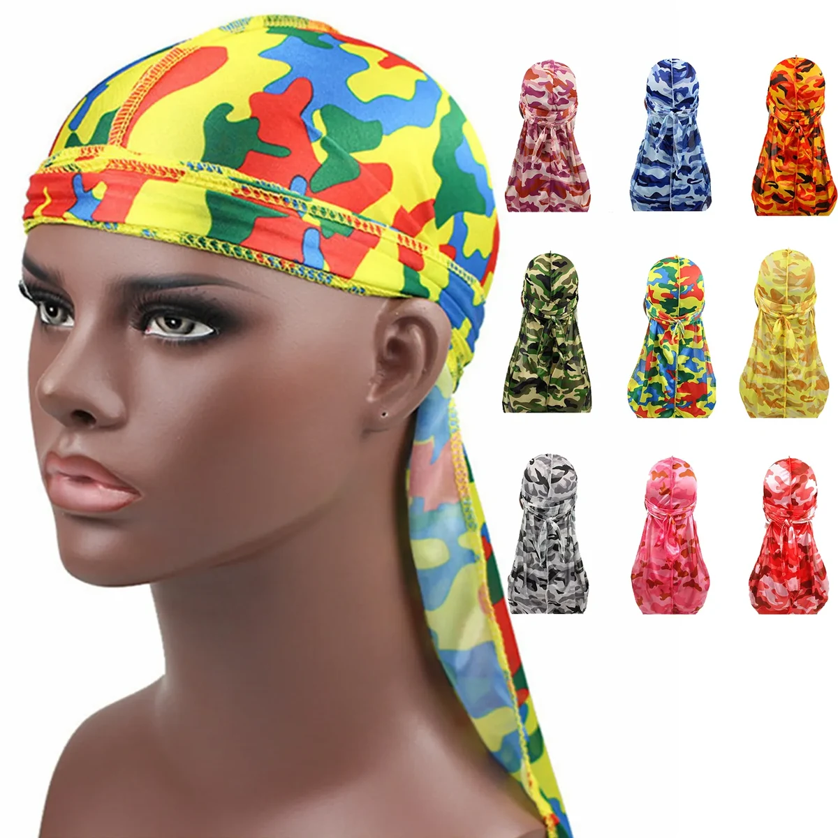 Camouflage Lace-up Bandana 1