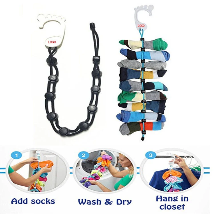 Sock Collector Sock Hanger Cleaning Sock Helper & Sock Hooks 1