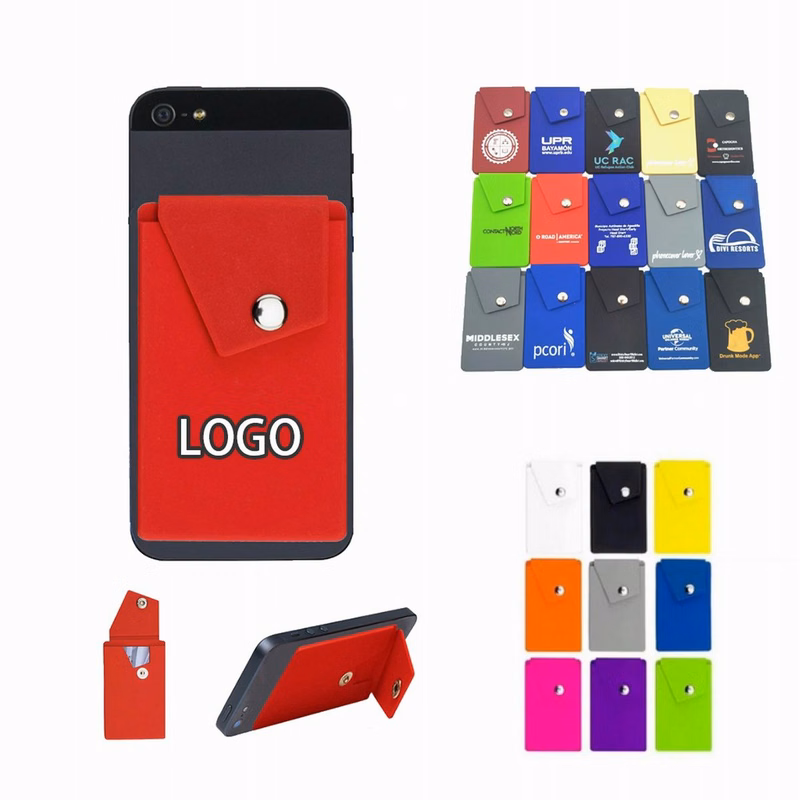 Silicone Phone Wallet With Stand