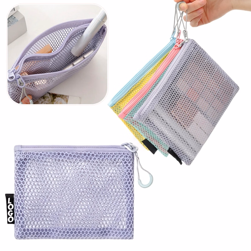 Portable Mesh Organizer Pouch Small Items