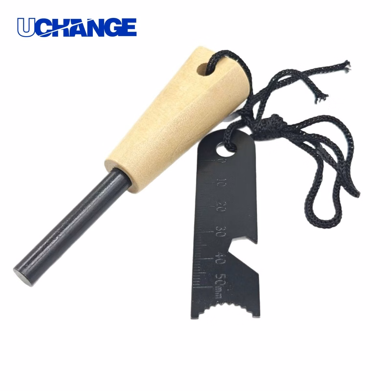 Camping Fire Starter with Wooden Handle