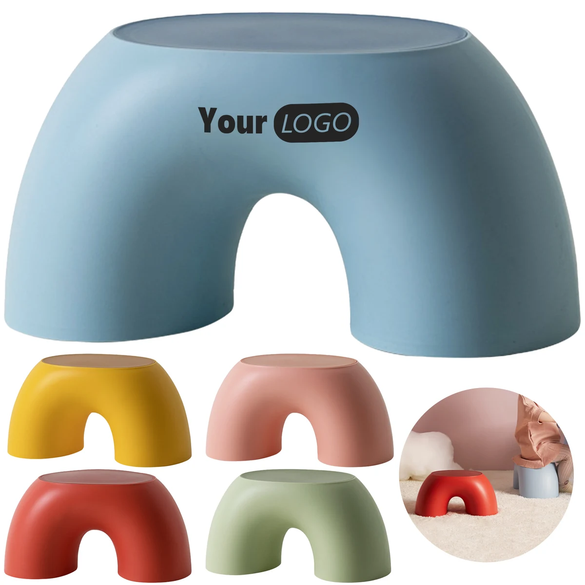Polypropylene Simple And Durable Anti Slip Stool 1